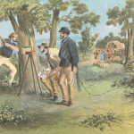 Surveyors (1865) - S. T. Gill
    National Gallery of Victoria, Melbourne
    Purchased, 1953
    This digital record has been made available on NGV Collection Online through the generous support of the Joe White Bequest